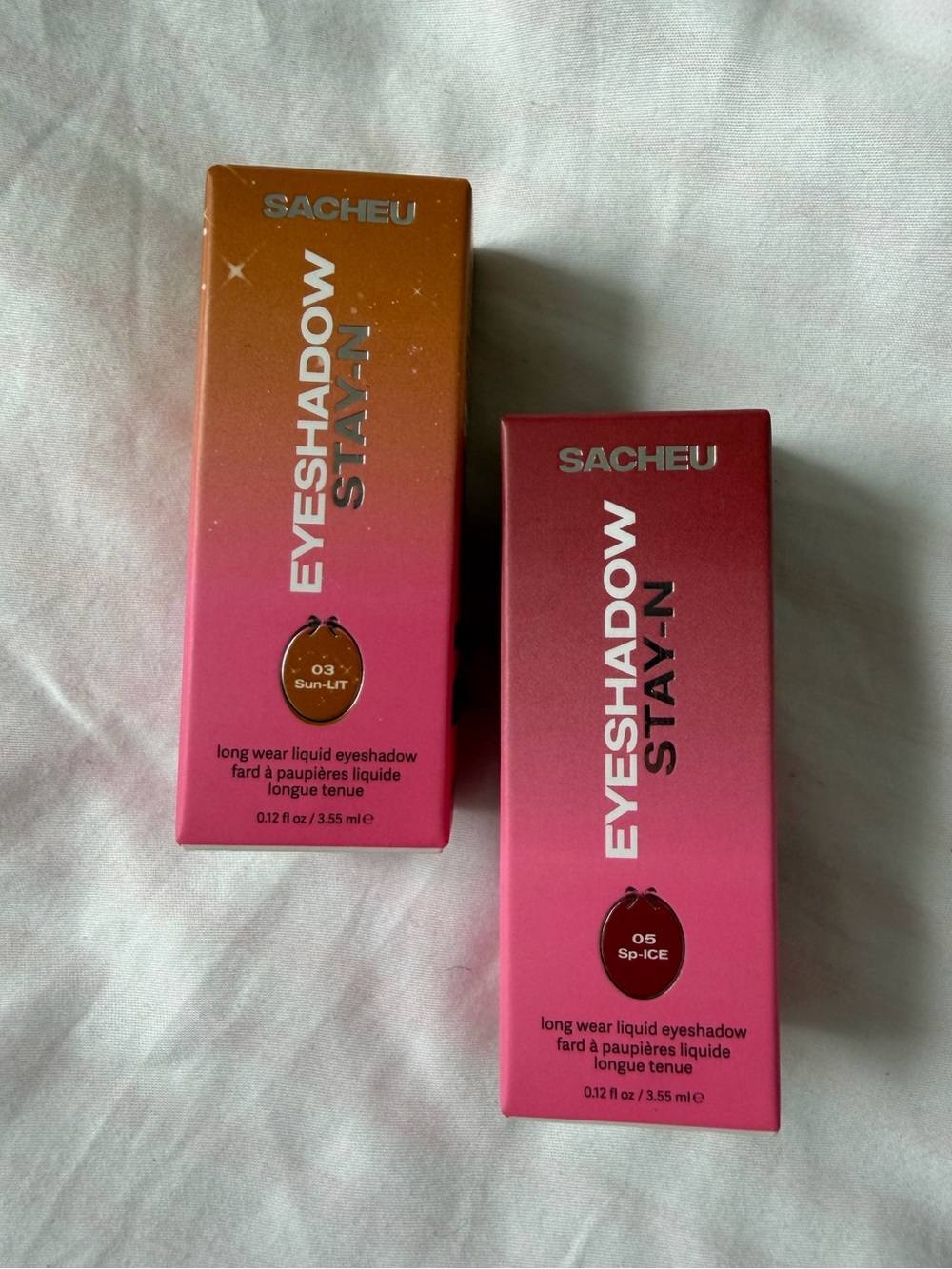 2 Sacheu Stay-N Long Wear Liquid Eyeshadows